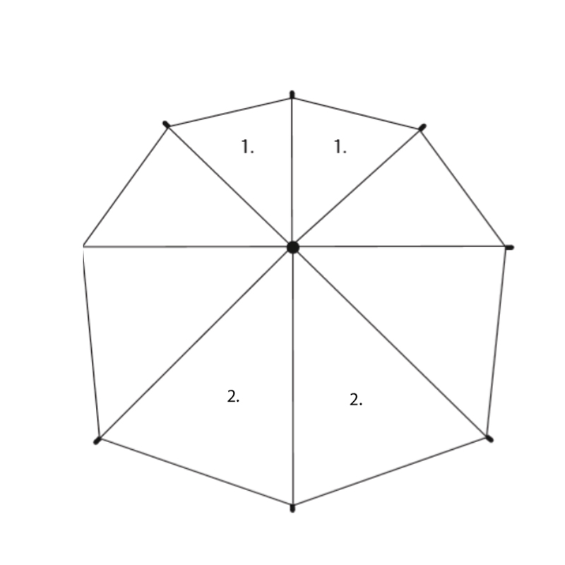 Parapluie tempête noire - image 3